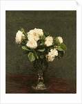 White Roses, 1875 by Ignace Henri Jean Fantin-Latour