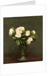 White Roses, 1875 by Ignace Henri Jean Fantin-Latour