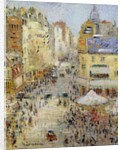 The 14th July in Paris, Rue de Clignancourt, 1925 by Gustave Loiseau