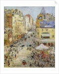 The 14th July in Paris, Rue de Clignancourt, 1925 by Gustave Loiseau