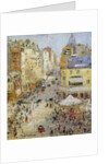 The 14th July in Paris, Rue de Clignancourt, 1925 by Gustave Loiseau