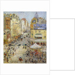 The 14th July in Paris, Rue de Clignancourt, 1925 by Gustave Loiseau