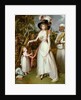 Mrs Graham of Kinross, her Daughter and a Jamadar, c.1786 by John Alefounder