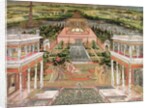 A Mughal Princess in her Garden by Indian School