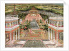 A Mughal Princess in her Garden by Indian School
