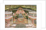 A Mughal Princess in her Garden by Indian School