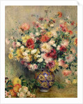Dahlias by Pierre Auguste Renoir