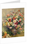Dahlias by Pierre Auguste Renoir