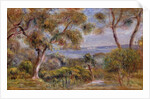 The Sea at Cagnes, c.1910 by Pierre Auguste Renoir