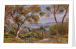 The Sea at Cagnes, c.1910 by Pierre Auguste Renoir