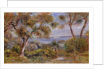 The Sea at Cagnes, c.1910 by Pierre Auguste Renoir