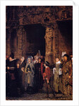 Leaving Church in the Fifteenth Century, 1864 by Lawrence Alma-Tadema