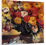Zinnias in a Vase, 1924 by Lovis Corinth