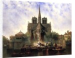 Notre-Dame Cathedral, Paris, 1893 by Edwin Deakin