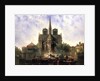 Notre-Dame Cathedral, Paris, 1893 by Edwin Deakin