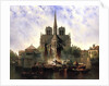 Notre-Dame Cathedral, Paris, 1893 by Edwin Deakin