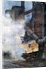 Steelworks at Chasse, Isere, 1917 by Francois Flameng