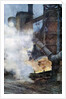 Steelworks at Chasse, Isere, 1917 by Francois Flameng