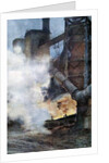 Steelworks at Chasse, Isere, 1917 by Francois Flameng