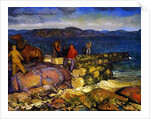 Dock Builders, 1925 by George Wesley Bellows