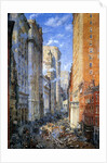 Broad Street, New York, c.1904 by Colin Campbell Cooper