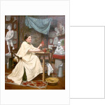 Mlle Moria in her studio by Blanche Polonceau
