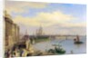 The Thames and St. Paul's Cathedral from Somerset House by William Parrott