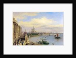 The Thames and St. Paul's Cathedral from Somerset House by William Parrott