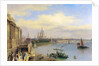 The Thames and St. Paul's Cathedral from Somerset House by William Parrott