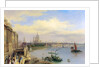 The Thames and St. Paul's Cathedral from Somerset House by William Parrott