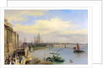 The Thames and St. Paul's Cathedral from Somerset House by William Parrott