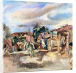 A Cuban Village, 1917-18 by Jules Pascin