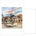 A Cuban Village, 1917-18 by Jules Pascin