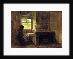 Interior of a farmhouse, Maine, 1865 by Eastman Johnson