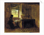Interior of a farmhouse, Maine, 1865 by Eastman Johnson