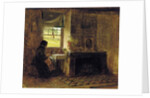 Interior of a farmhouse, Maine, 1865 by Eastman Johnson