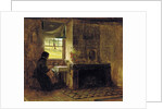 Interior of a farmhouse, Maine, 1865 by Eastman Johnson