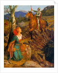 The Overthrowing of the Rusty Knight, c.1894-1908 by Arthur Hughes