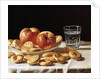 Still life with apples and biscuits, 1862 by John F. Francis