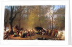 Sugaring Off at the Camp, 1864-66 by Eastman Johnson