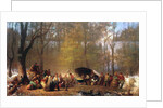 Sugaring Off at the Camp, 1864-66 by Eastman Johnson