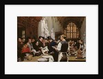 Distributing Left-overs to the Poor after the Lord Mayor's Banquet at the Guildhall, 1882 by Adrien Emmanuel Marie