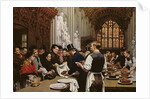 Distributing Left-overs to the Poor after the Lord Mayor's Banquet at the Guildhall, 1882 by Adrien Emmanuel Marie
