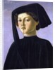 Portrait of a young man by Francesco Botticini