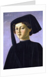 Portrait of a young man by Francesco Botticini