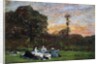 The Manet Family picnicking, 1866 by Eugene Louis Boudin