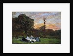 The Manet Family picnicking, 1866 by Eugene Louis Boudin
