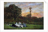 The Manet Family picnicking, 1866 by Eugene Louis Boudin