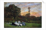 The Manet Family picnicking, 1866 by Eugene Louis Boudin