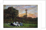 The Manet Family picnicking, 1866 by Eugene Louis Boudin